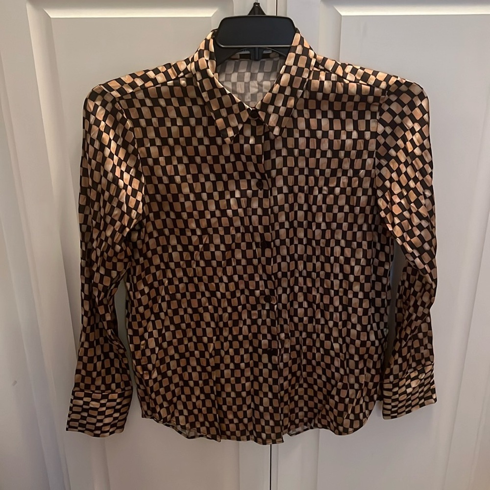 Abercrombie & Fitch Satin Blouse Size Small